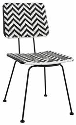 Allegra Καρέκλα Κουζίνας Μεταλλική Μαύρη 46x56x88εκ. HomeMarkt
