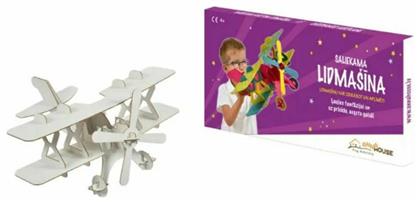 Παιχνίδι Κατασκευών Χάρτινο Airplane 3D Model για Παιδιά 4+ Ετών Allocacoc