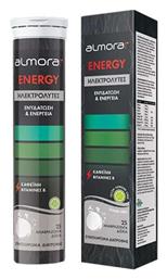 almora PLUS® ENERGY Ηλεκτρολύτες για Ενέργεια & Ενυδάτωση του Οργανισμού Lime 25 αναβράζοντα δισκία - Almora Plus