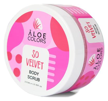 So Velvet Body Scrub Σώματος 200ml Aloe Colors
