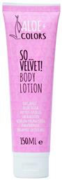 Aloe+ Colors So Velvet Ενυδατική Lotion Ανάπλασης Σώματος με Aloe Vera & Άρωμα Πούδρα για Ευαίσθητες Επιδερμίδες 150ml