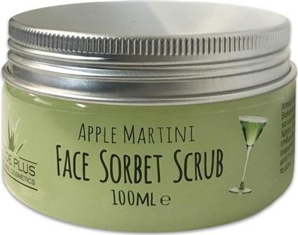 Aloe+ Colors Sorbet Scrub Apple Martini Scrub για Προσώπο & Σώμα σε Gel 100ml