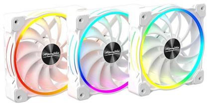 Wing Boost 3 ARGB High Speed Case Fan 120mm 3τμχ Λευκό Alpenfoehn