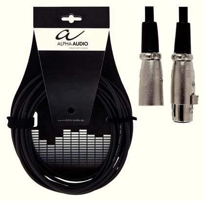 Cable XLR male - XLR female 3m (190.040) Alpha Audio