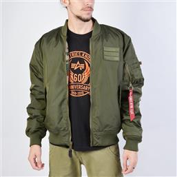 Alpha Industries MA-1 FLC Rev Dark Green από το SportsFactory