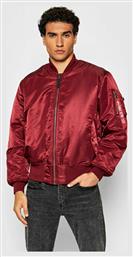 MA-1 Flight Ανδρικό Μπουφάν Bomber Μπορντό Alpha Industries