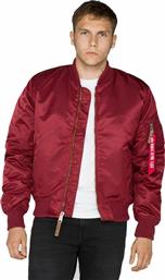 MA-1 VF 59 Ανδρικό Χειμωνιάτικο Μπουφάν Bomber Μπορντό Alpha Industries από το SportsFactory