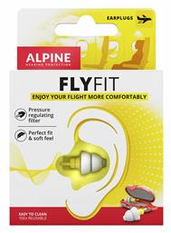 FlyFit Ωτοασπίδες 2τμχ σε Κίτρινο Χρώμα 111.21.255 Alpine