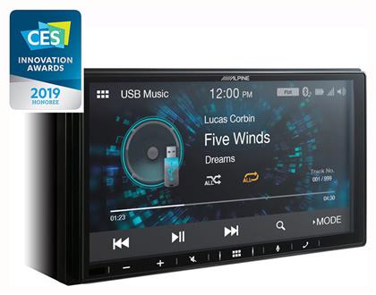Ηχοσύστημα Αυτοκινήτου Universal 2DIN (Bluetooth/USB/GPS) με Οθόνη Αφής 7'' Alpine