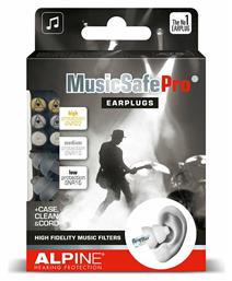 MusicSafe Pro Ωτοασπίδες 2τμχ σε Διάφανο Χρώμα 111.24.101 Alpine