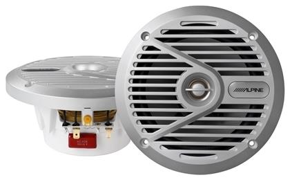 Σετ Ηχεία Σκάφους Αδιάβροχα 6.5'' με 30W RMS Ασημί Alpine