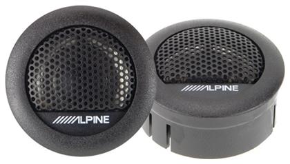 Σετ Tweeter Αυτοκινήτου Στρογγυλά 88dB Alpine