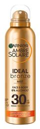 Inteal Bronze Self Tanning Mist για Πρόσωπο και Σώμα 150ml - Garnier