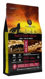 Beef & Fresh Salmon Adult All Breeds 12kg Ambrosia