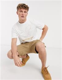 American Eagle front logo print t-shirt in white από το Asos