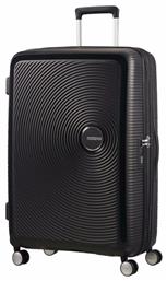 Soundbox Spinner Expandable Μεγάλη Βαλίτσα Σκληρή Μαύρη American Tourister