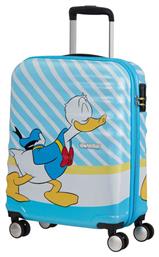 Wavebreaker Disney Παιδική Βαλίτσα με ύψος 55cm σε Γαλάζιο χρώμα American Tourister