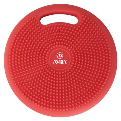 AMILA Air Cushion Δίσκος Ισορροπίας Κόκκινος με Διάμετρο 33cm - Amila