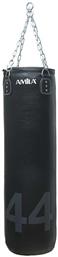 AMILA Δερμάτινος Σάκος Μποξ 44kg με Ύψος 120cm Μαύρος - Amila