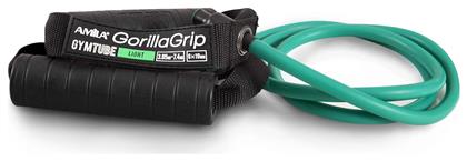 AMILA Gorilla Grip Λάστιχο Γυμναστικής Σωληνωτό Μαλακό με Λαβές Πράσινο - Amila