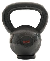 AMILA Kettlebell Εμαγιέ 12kg Μαύρο - Amila