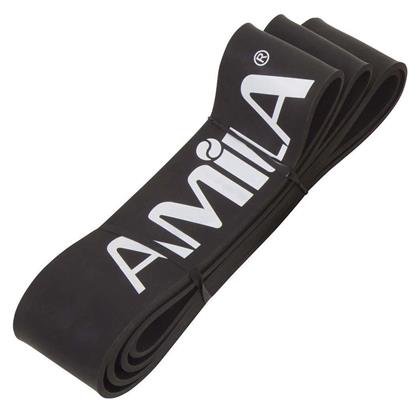 Λάστιχο Γυμναστικής Loop Πολύ Σκληρό Μαύρο Amila