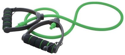 Λάστιχο Γυμναστικής Σωληνωτό Μέτριο με Λαβές Πράσινο Amila