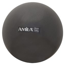 AMILA Mini Μπάλα Pilates 19cm 0.15kg σε Μαύρο Χρώμα - Amila