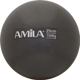 Amila Mini Μπάλα Pilates 25cm 0.1kg σε Μαύρο Χρώμα