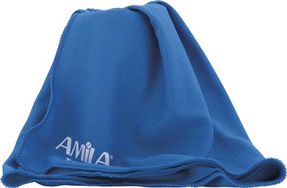 Amila Cool Towel Πετσέτα Ψύξης Γυμναστηρίου Μπλε 100x30cm