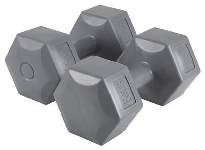 AMILA Σετ Βαράκια Εξάγωνα Βινυλίου 2 x 5kg - Amila