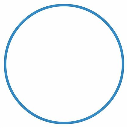 Στεφάνι Ρυθμικής με Διάμετρο 60cm Μπλε Amila