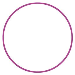 AMILA Στεφάνι Ρυθμικής με Διάμετρο 70cm Φούξια - Amila