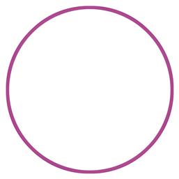 AMILA Στεφάνι Ρυθμικής με Διάμετρο 70cm Φούξια - Amila