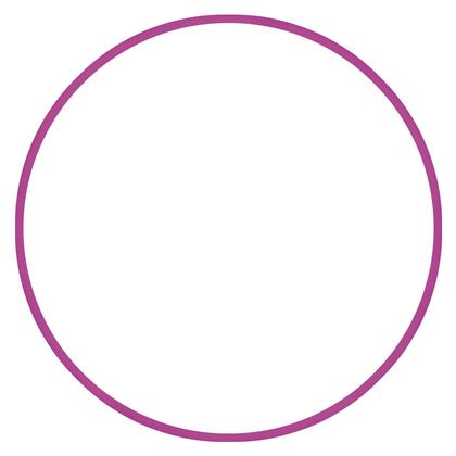 Στεφάνι Ρυθμικής με Διάμετρο 80cm Φούξια Amila