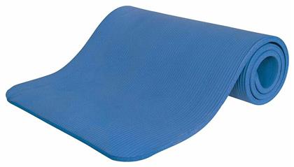 AMILA Στρώμα Γυμναστικής Yoga/Pilates Μπλε με Ιμάντα Μεταφοράς (142x60x1.2cm) - Amila