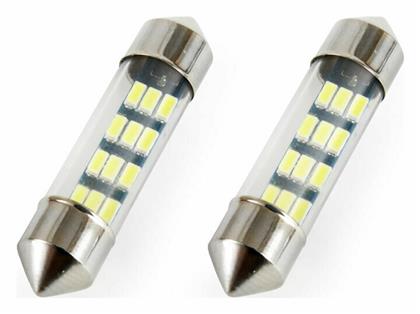 Λάμπες C5W LED Ψυχρό Λευκό 2τμχ AMiO