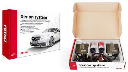 Xenon Σετ Φωτισμού Αυτοκινήτου HID Slim Ballast H7 Can bus 35W 12V 6000K Ψυχρό Λευκό AMiO