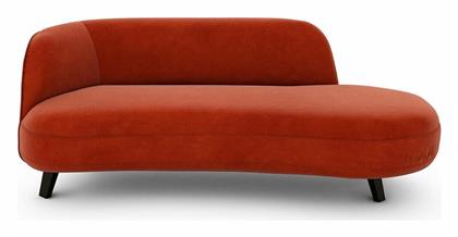 Ανάκλιντρο από βελούδο Μ99xΠ190xΥ75cm - La Redoute