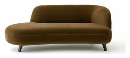 Ανάκλιντρο από βελούδο Μ99xΠ190xΥ75cm - La Redoute