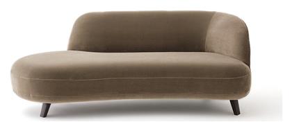 Ανάκλιντρο από βελούδο Μ99xΠ190xΥ75cm - La Redoute