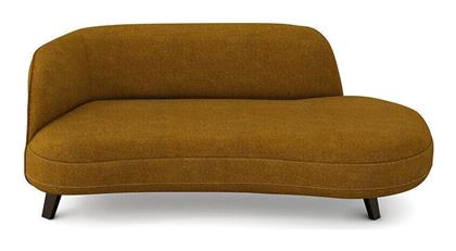 Ανάκλιντρο με μελανζέ ταπετσαρία Μ99xΠ190xΥ75cm - La Redoute