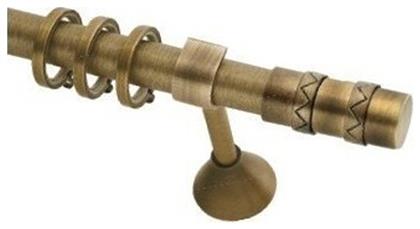 Μεταλλικό Κουρτινόξυλο Tango Μονό Φ25mm 160εκ. Αντικέ Anartisi
