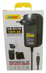 LK-9118 Universal Τροφοδοτικό 12V 1.5A Andowl