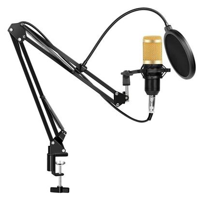 Πυκνωτικό Μικρόφωνο με Καλώδιο XLR σε USB MIC7 Τοποθέτηση Shock Mounted/Clip On Φωνής Andowl