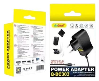 Q-DC303 Universal Τροφοδοτικό 5V 2A Andowl