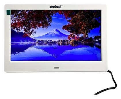 Q-L211 Ψηφιακή Κορνίζα 10'' Ανάλυσης 1280x800 Λευκή Andowl