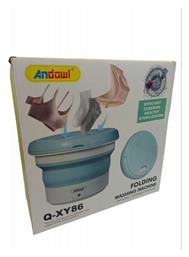 Q-XY86 Πτυσσομενο Πλυντηριο Ρουχων Μπλε Andowl