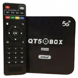 QT5 4K Pro 4K UHD 2GB RAM με Android 10.0 Andowl