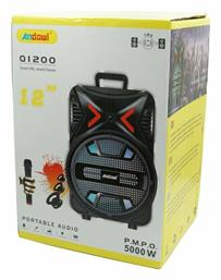 Σύστημα Karaoke με Ενσύρματo Μικρόφωνo AN-Q1200 σε Μαύρο Χρώμα Andowl